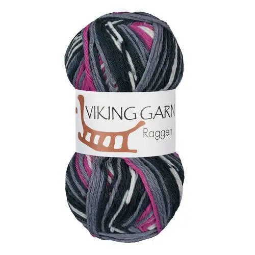 Viking Raggen 770 Multi mørk grå/cerise