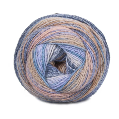 Mayflower Taormina 014 Camel/Himmelblå/Jeansblå/Sand