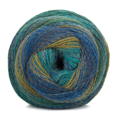 Mayflower Taormina 011 Grøn/Jeansblå/Sennep/Marineblå