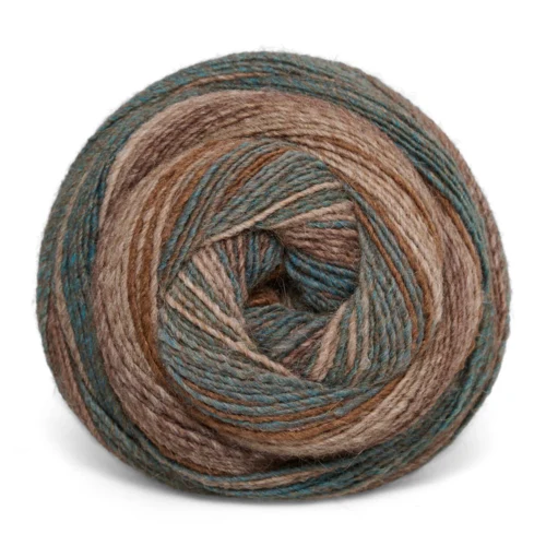 Mayflower Taormina 021 Cognac/ Støvet petrol/ Valnød/ Trøffel