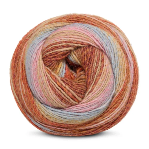 Mayflower Taormina 019 Rust/ Khaki/ Lyseblå/ Hortensia