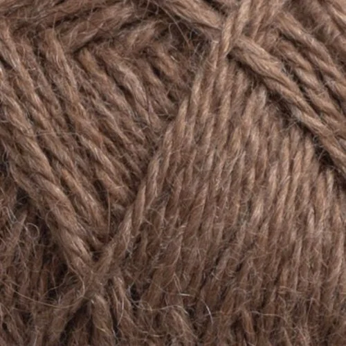 Svarta Fåret Soft Lama Fine 925 Shiitake brun