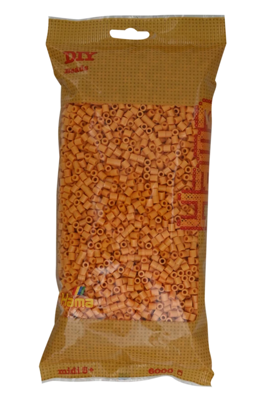 Hama Midi Perler, Ensfarvet, 6000 stk 205-60 Peter Plys
