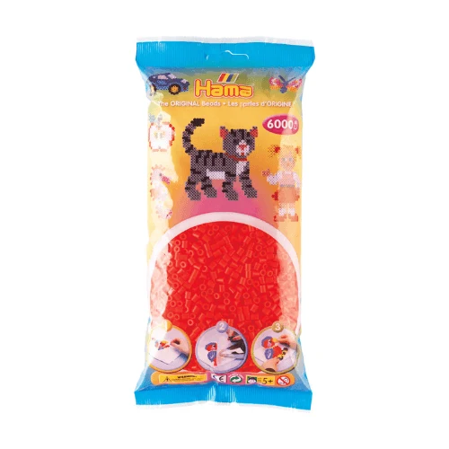 Hama Midi Perler, Transparent, 6000 stk