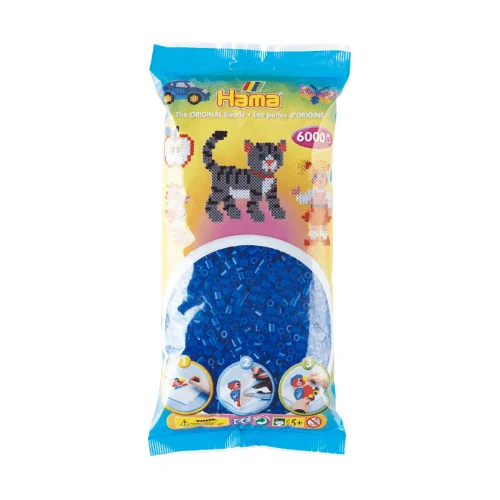Hama Midi Perler, Transparent, 6000 stk