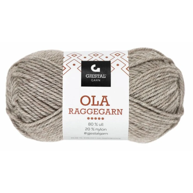 Gjestal Ola Raggegarn 701 Gråmeleret