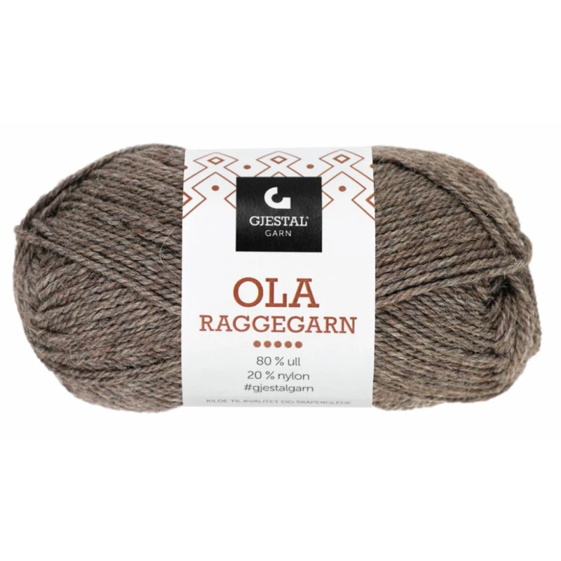 Gjestal Ola Raggegarn 702 Brunmeleret
