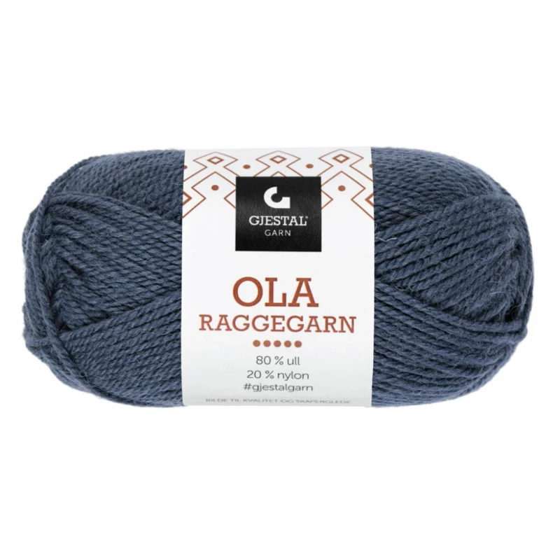 Gjestal Ola Raggegarn 713 Mørk denim
