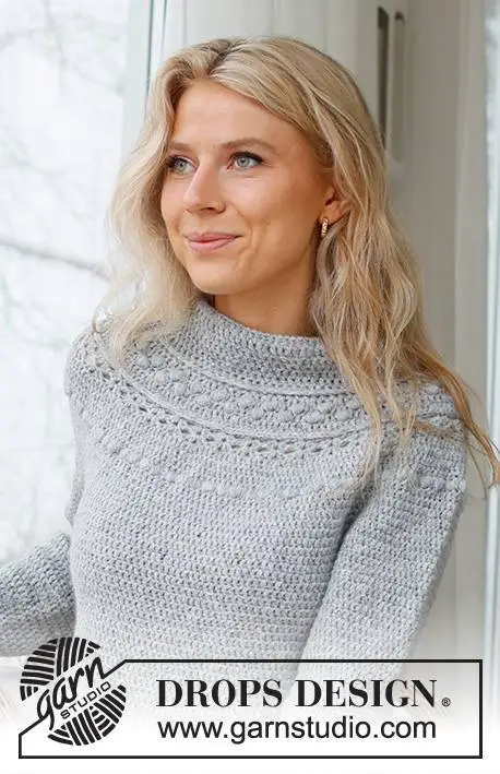 237-34 Silver Wreath by DROPS Design