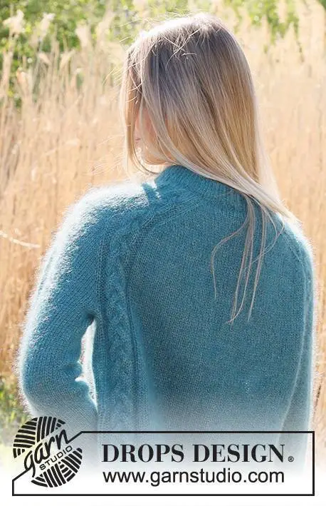 236-26 Cabled Bliss Cardigan by DROPS Design