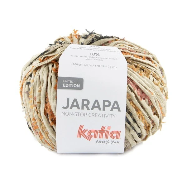 Katia Jarapa 501 Beige-orange-rød-sort