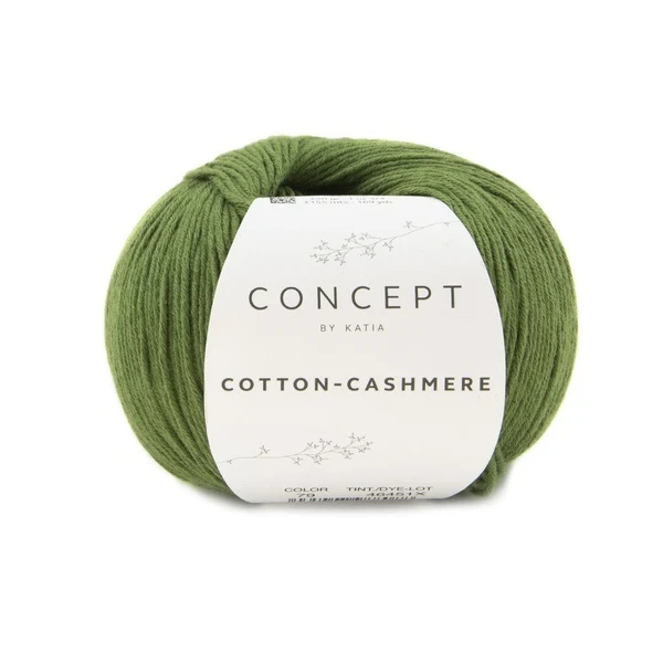 Katia Cotton Cashmere 79 Fyrregrøn
