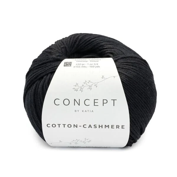 Katia Cotton Cashmere 89 Sort