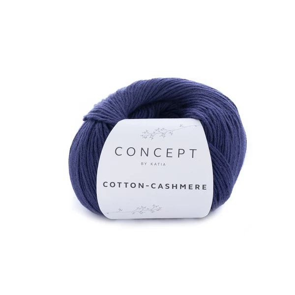 Katia Cotton Cashmere 62 Mørkeblå