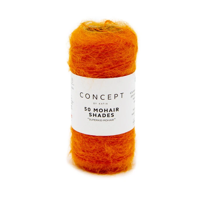 Katia 50 Mohair Shades 48 Orange