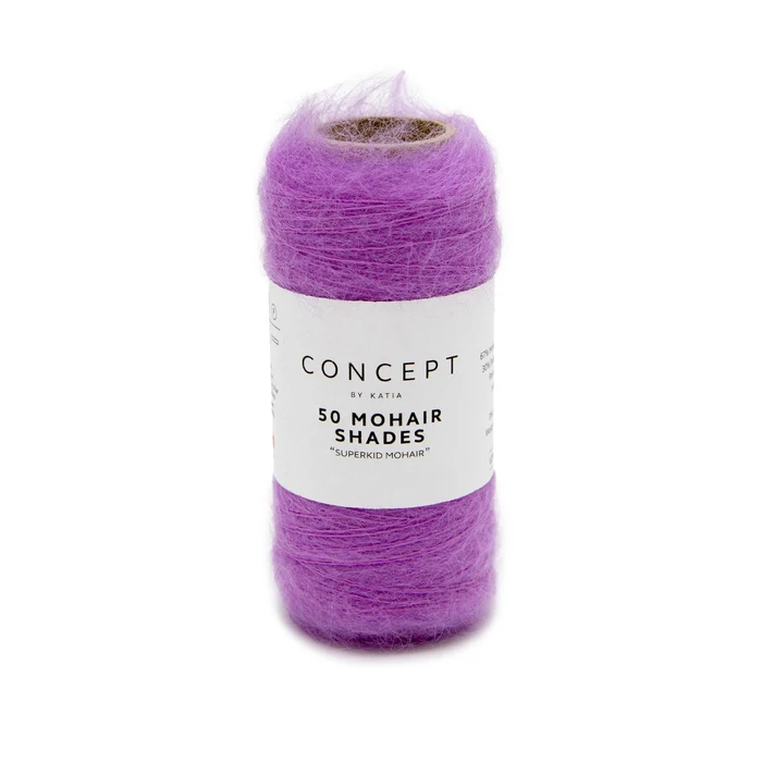 Katia 50 Mohair Shades 37 Mauve (lysere end billedet)