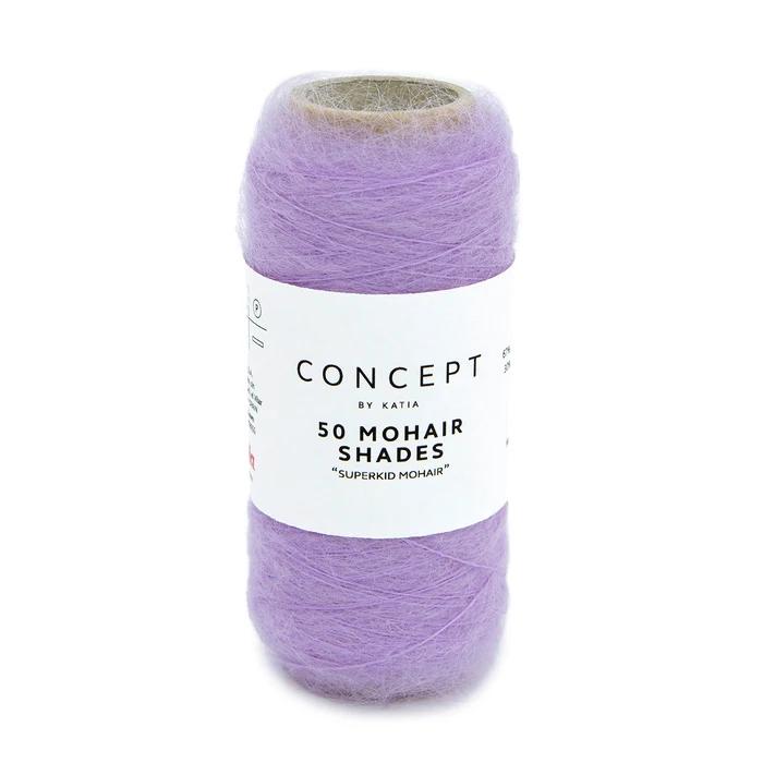 Katia 50 Mohair Shades 51 Pastelviolet