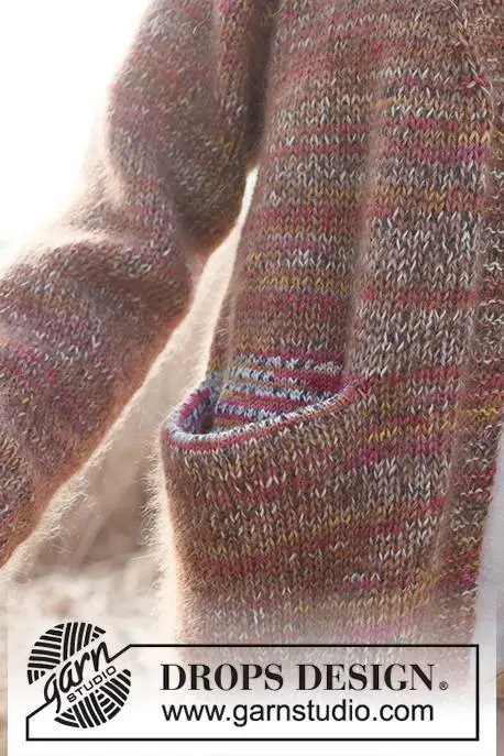 237-17 All about Autumn Cardigan by DROPS Design