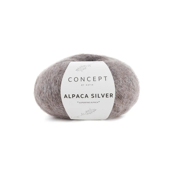Katia Alpaca Silver → 257 Brun-sølv
