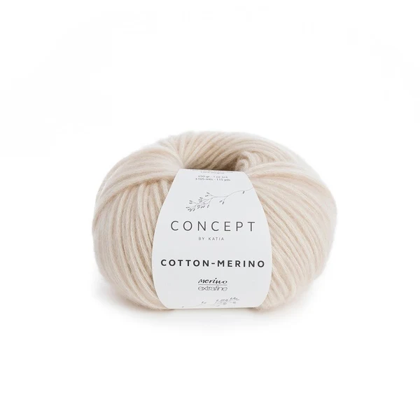 Katia Cotton-Merino 101 Lys beige