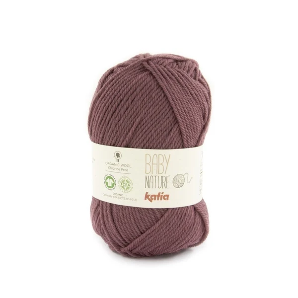 Katia Baby Nature 120 Rødviolet