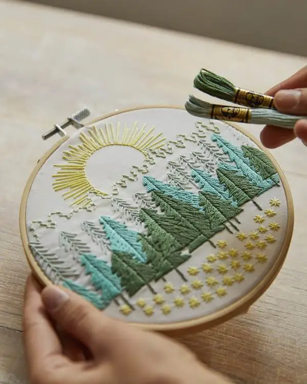 DMC Mindful Making, The Woodland Walk