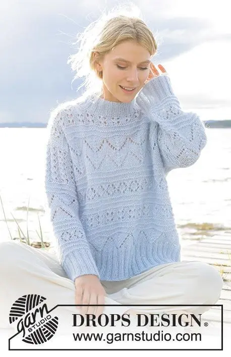 241-1 Blue Porcelain by DROPS Design