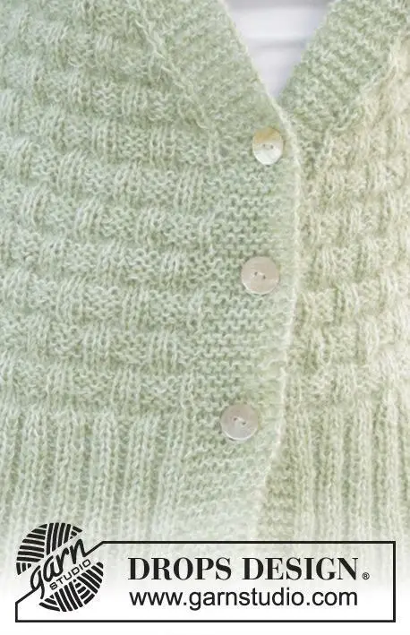 241-5 Scottish Thistle Cardigan by DROPS Design