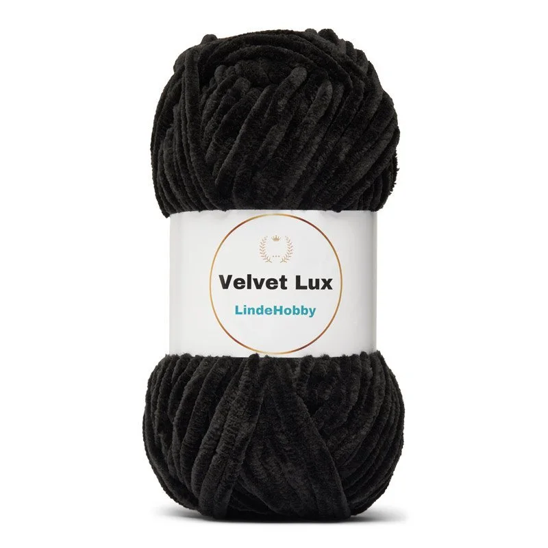LindeHobby Velvet Lux 01 Sort