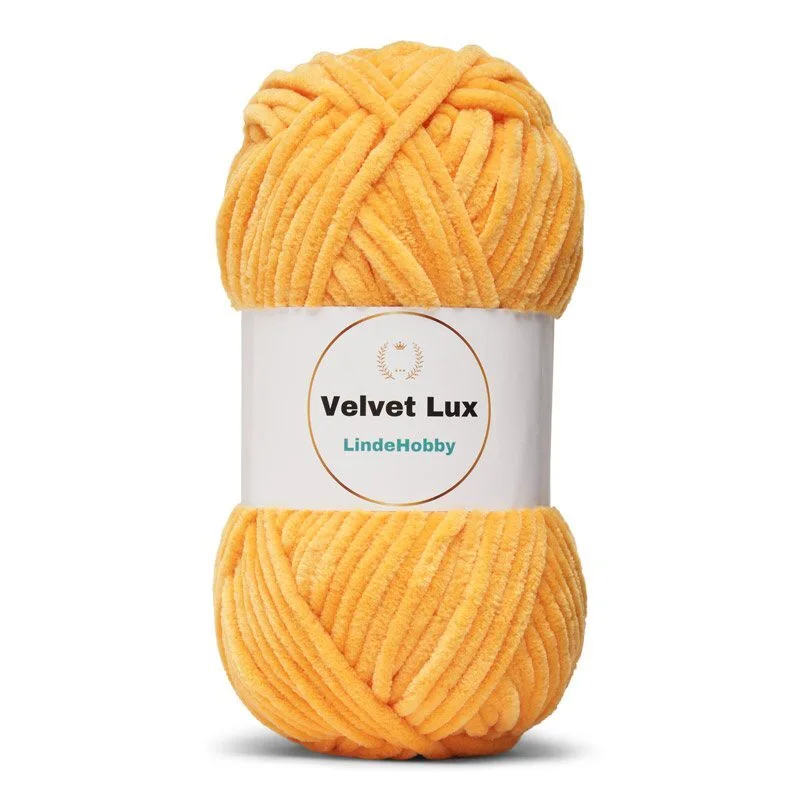 LindeHobby Velvet Lux 34 Gul
