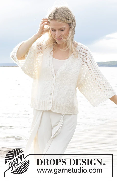 239-11 Morgenbris Cardigan by DROPS Design