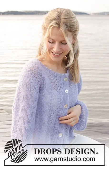 241-30 Trip to Provence Cardigan by DROPS Design