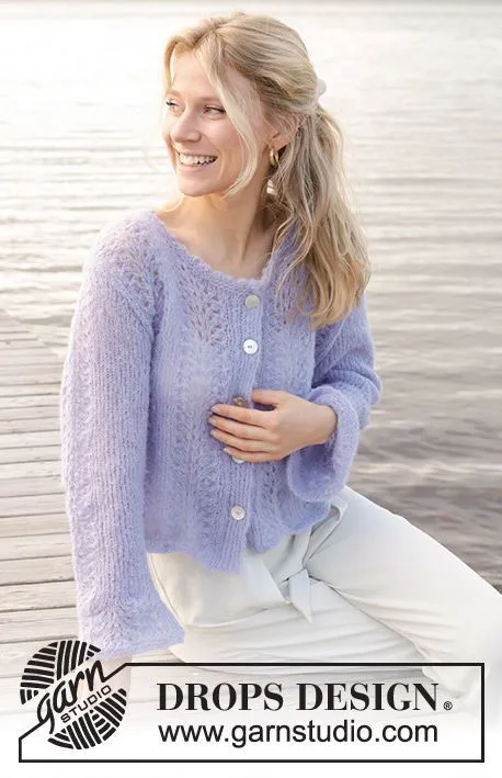241-30 Trip to Provence Cardigan by DROPS Design