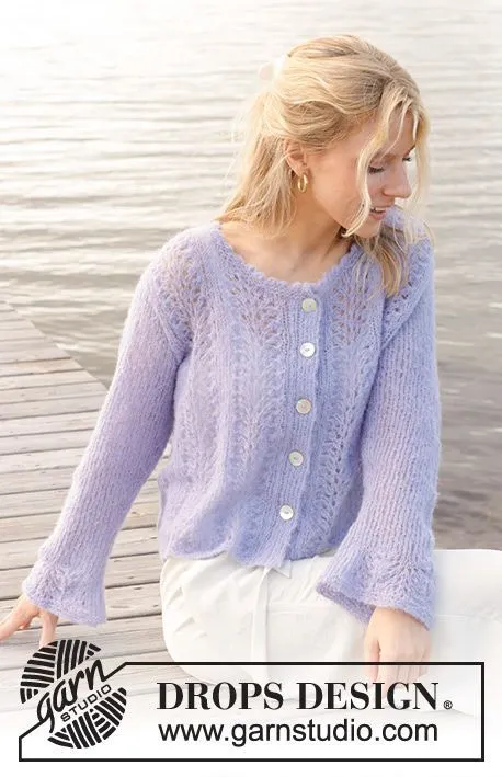 241-30 Trip to Provence Cardigan by DROPS Design