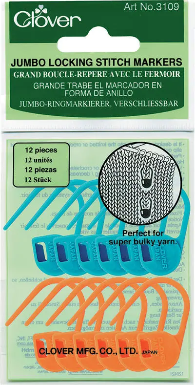 Clover Markeringslåse, Jumbo (blå/orange)