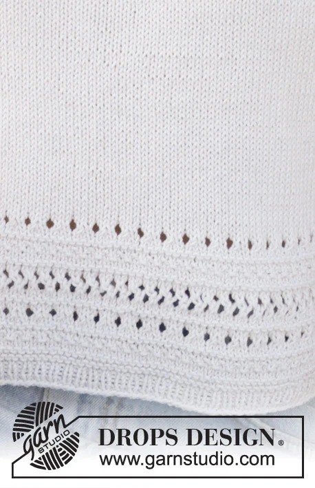 241-19 Walking on Air Top by DROPS Design