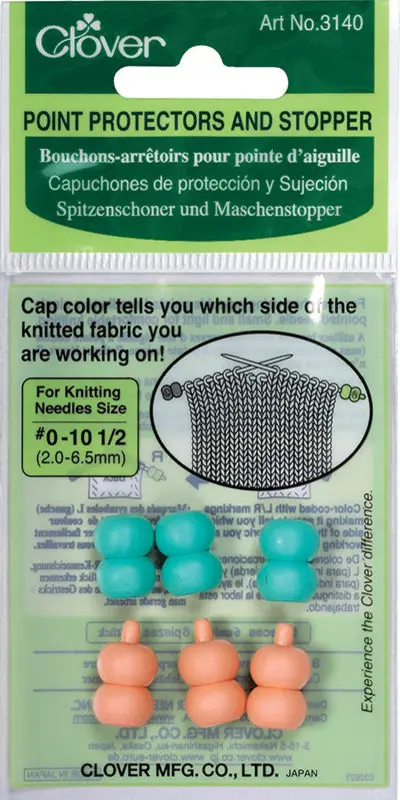 Clover Pindebeskytter og -stopper (Turkis/lyserød)