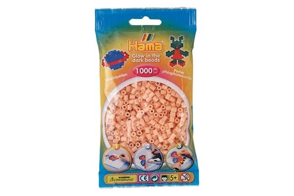 Hama Midi Perler, Selvlysende, 1000 stk