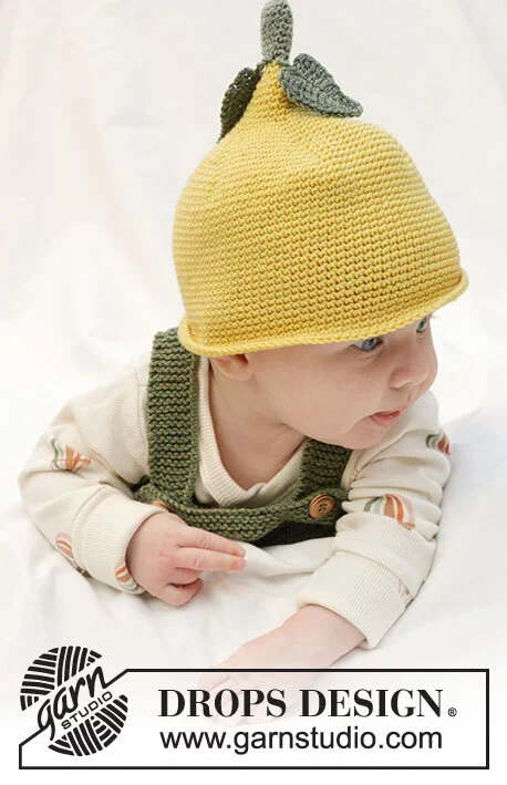 45-12 Sweet Lemon Hat by DROPS Design