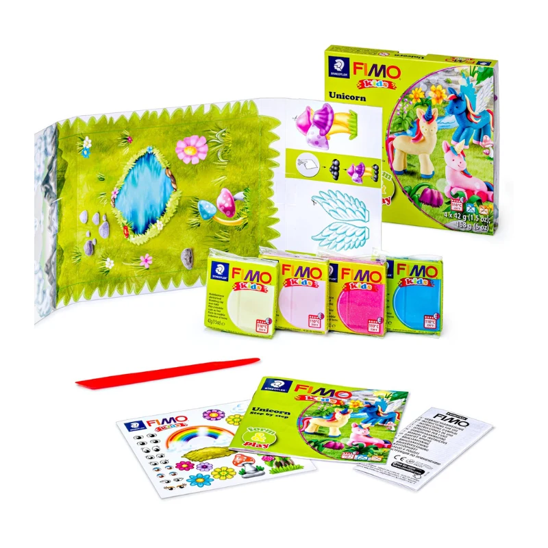 STAEDTLER Fimo Kids Form&Play Enhjørning Sæt
