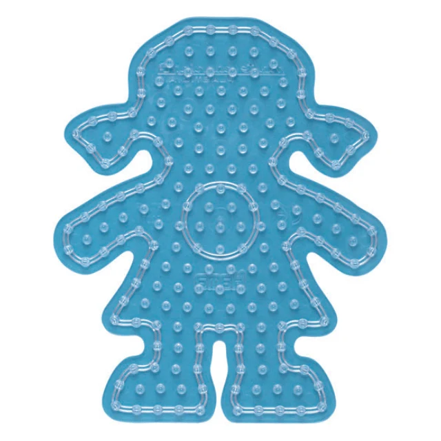 Hama Maxi stiftplade, transparent - Pige 8207