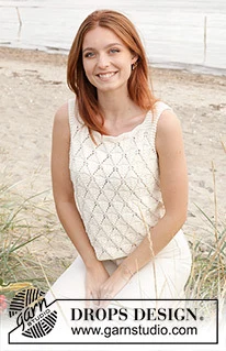 240-8 Dazzling Diamonds Top by DROPS Design