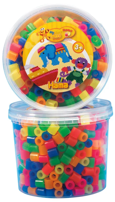 Hama Maxi Perler, 600 stk. - Mix 51