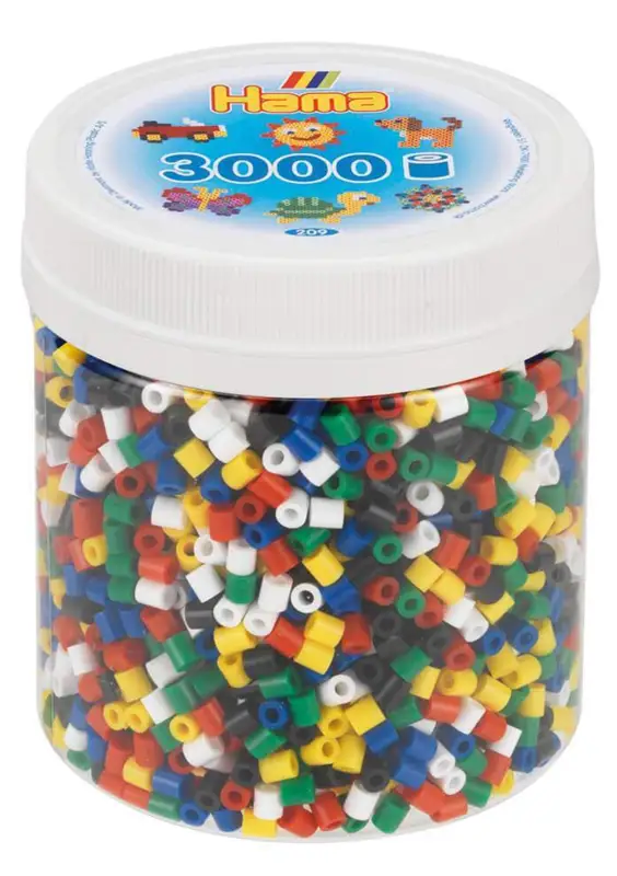 Hama Midi Perler, 3000 stk. - Mix 66