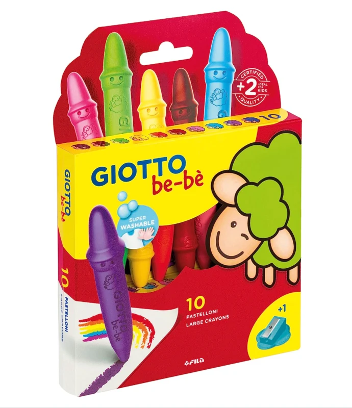 Giotto be-bé vokskridt 10 stk.