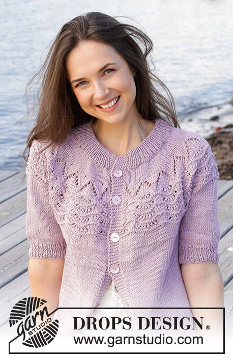 241-31 Hope Bay Cardigan by DROPS Design