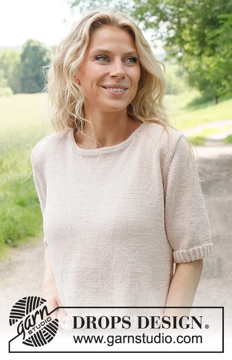 232-47 Evening Walk Top by DROPS Design