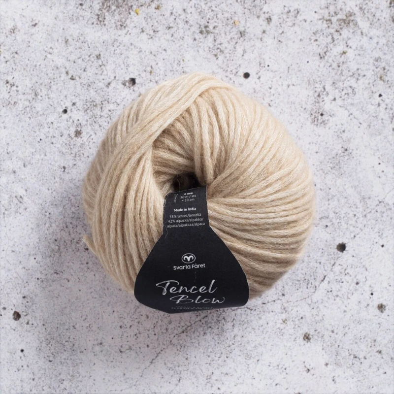 Svarta Fåret Tencel Blow 16 Calico beige