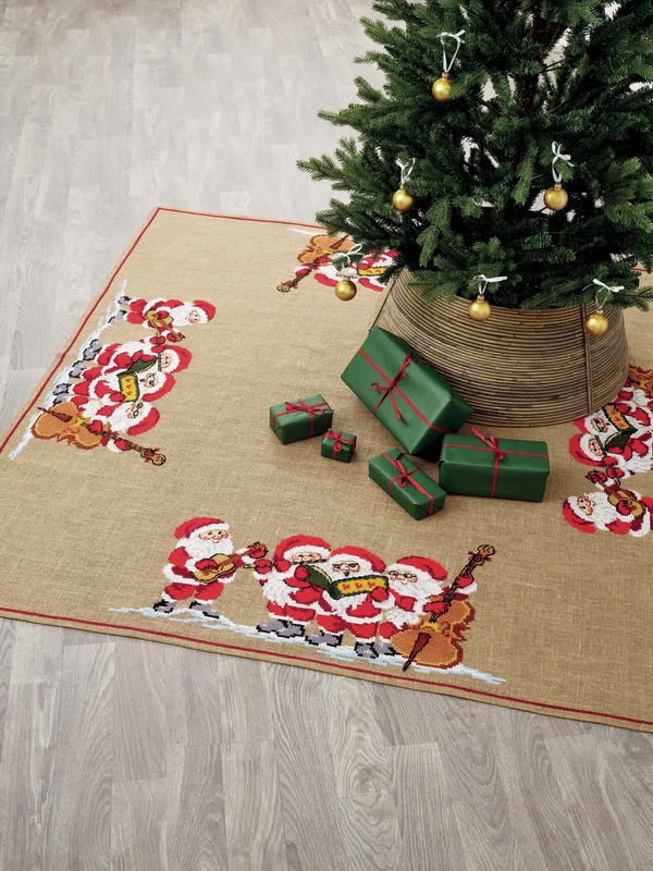 Permin Julebroderi - Nisse orkestret 172x172cm