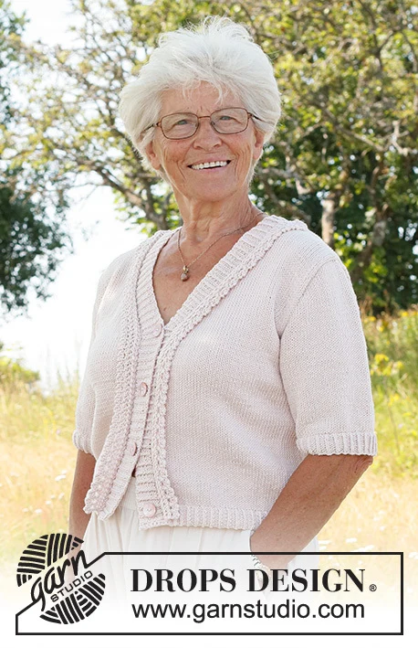 232-48 Evening Walk Cardigan by DROPS Design